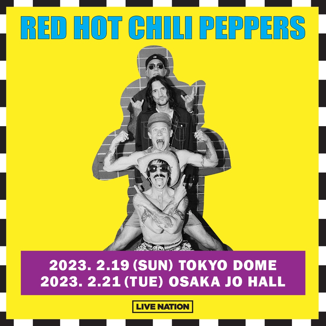 Red Hot Chili Peppers、16年振りとなる単独来日公演決定! PUNKLOID